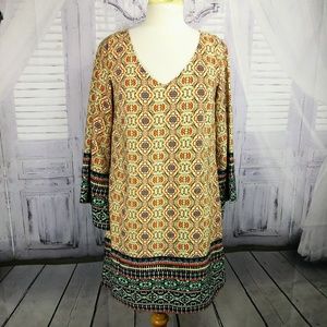 A.Byer LongSleeve Shift Silhouette Dress.Small